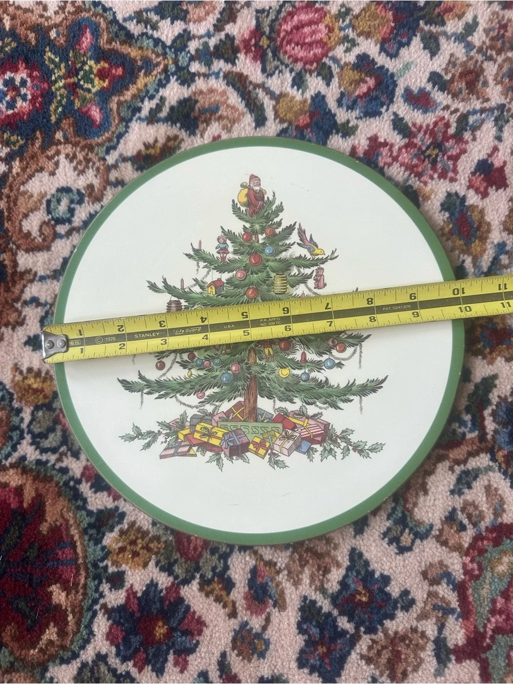Spode Vintage Christmas Tree Trivet